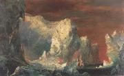 Frederic E.Church Study for The Icebergs oil